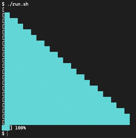 Messy Output: progress bar too long