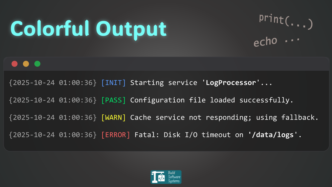 Comment Faire Parler Votre Terminal en Couleur (avec les Codes ANSI)